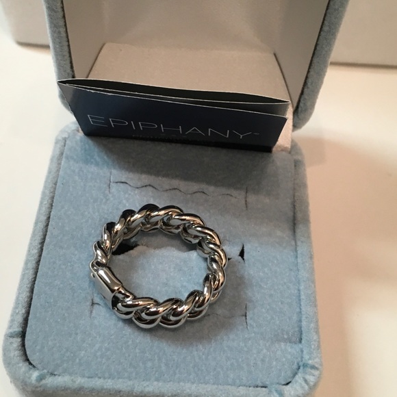 AK 925 Turkey Epiphany Platinum Clad Ring - Size 6 - Picture 4 of 8